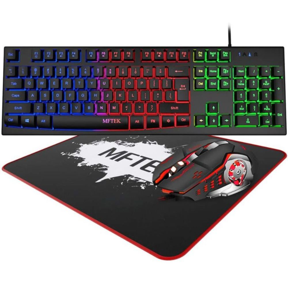 Brandnew Rainbow Gaming Keyboard and Mouse Combo